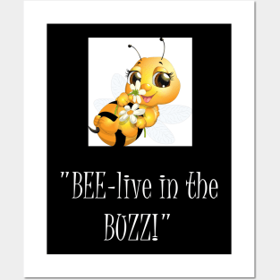 Bee funny cool witty Posters and Art